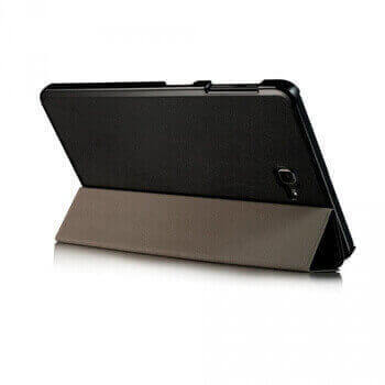2v1 Smart flip cover + zadný plastový ochranný kryt pre Samsung Galaxy Tab S9 FE - čierny