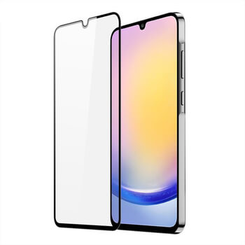 3D ochranné tvrdené sklo s rámčekom pre Samsung Galaxy A25 5G - čierne