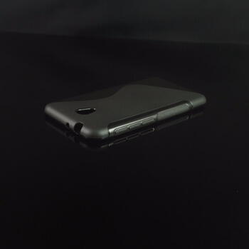 Silikónový ochranný obal S-line pre Vodafone Smart Prime 7 - šedý