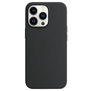 Magnetic Leather MagSafe kožený kryt pre Apple iPhone 14 Plus - čierny