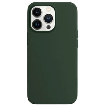 Magnetic Leather MagSafe kožený kryt pre Apple iPhone 14 Pro - tmavo zelený