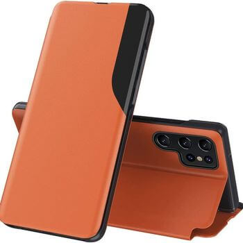 Flipové puzdro pre Apple iPhone 14 Pro - oranžové