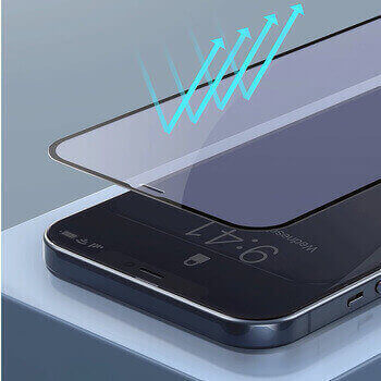 3x 3D ochranné tvrdené sklo s rámčekom pre Apple iPhone 16 Pro Max - čierne - 2+1 zadarmo