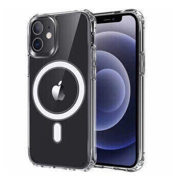 Ochranný silikónový obal s integráciou pre bezdrôtové nabíjanie Qi pre Apple iPhone 16 Plus - priehľadný