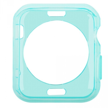 Ultratenký silikónový obal pre chytré hodinky Apple Watch 38 mm (1.série) - modrý