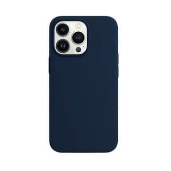 Magnetic Leather MagSafe kožený kryt pre Apple iPhone 11 Pro Max - tmavo modrý
