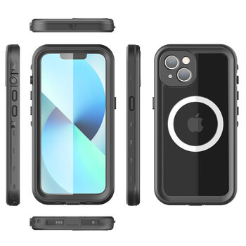 Vodotesné puzdro s MagSafe pre iPhone 14 - čierne