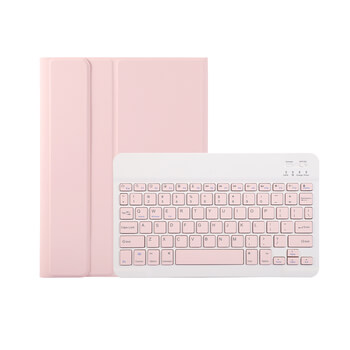 Puzdro s klávesnicou a držiakom na stylus pre Xiaomi Redmi Pad SE 11'' - svetlo ružové