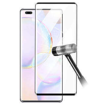 3D ochranné tvrdené sklo pre Honor 200 Pro 5G - čierne