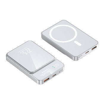 Powerbanka s Magsafe a displejom 10000 mAh - biela