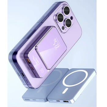 Powerbanka s Magsafe a displejom 10000 mAh - biela