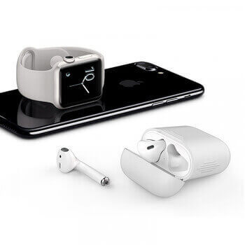 Silikónové ochranné puzdro pre Apple AirPods 4.generace (2024) - biele (3.generácia)