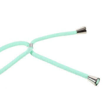 Gumový ochranný kryt so šnúrkou na krk pre Samsung Galaxy S24 FE - svetlo zelený