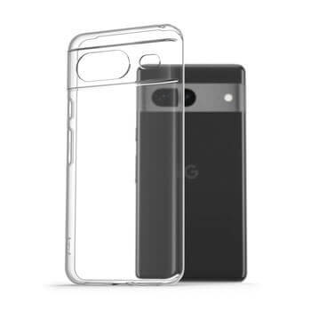 Silikónový obal pre Google Pixel 8a - priehľadný