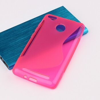 Silikónový ochranný obal S-line pre Xiaomi Redmi 3 Pro, 3S - ružový