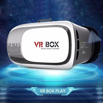 3D Okuliare pre virtuálnu realitu VR Box2 biele