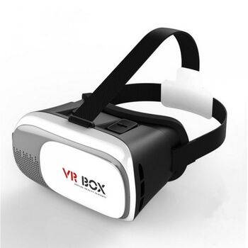 2v1 3D Okuliare pre virtuálnu realitu VR Box2 s ovládačom biele