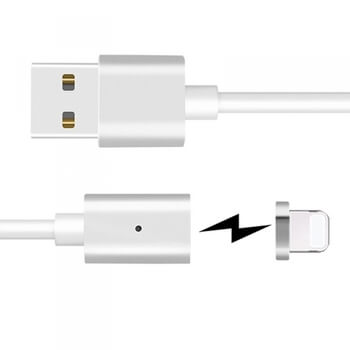 USB nabíjací kábel s magnetickou koncovkou Lightning pre Apple - zlatý