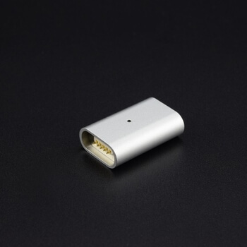 Magnetická nabíjací redukcia Lightning pre Apple iPhone, iPod, iPad strieborná