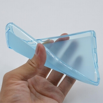 Silikónový mliečny ochranný obal pre Lenovo Vibe P1 Pro - modrý