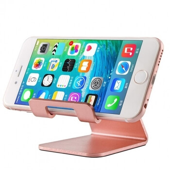 Hliníkový stojanček pre mobily, tablety, iPady a ďalšie svetlo ružový