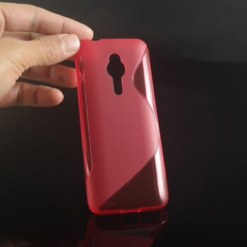 Silikónový ochranný obal S-line pre Nokia 230 - červený
