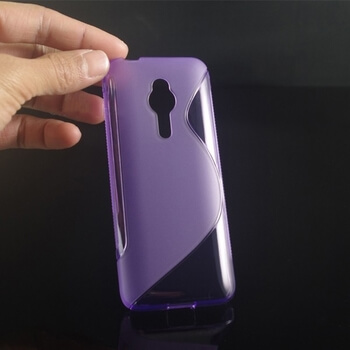 Silikónový ochranný obal S-line pre Nokia 230 - fialový