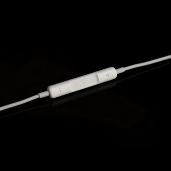 Slúchadlá pre Apple iPhone, iPad, iPod s ovládaním konektor JACK 3,5mm - biela