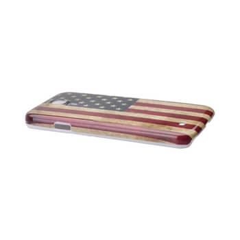 Plastový kryt pre Samsung Galaxy S4 i9505 - Americká vlajka