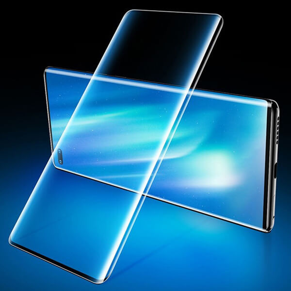 SES 3x SES 3D ochranné tvrdené sklo pre Huawei Mate 40 Pro - čierne - 2+1 zdarma 8395