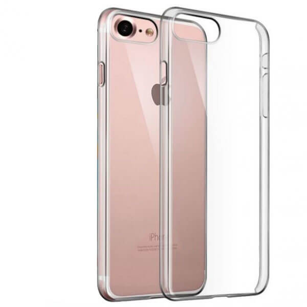 SES Ultratenký silikónovo-plastový kryt pre Apple iPhone 7 - priehľadný 8452