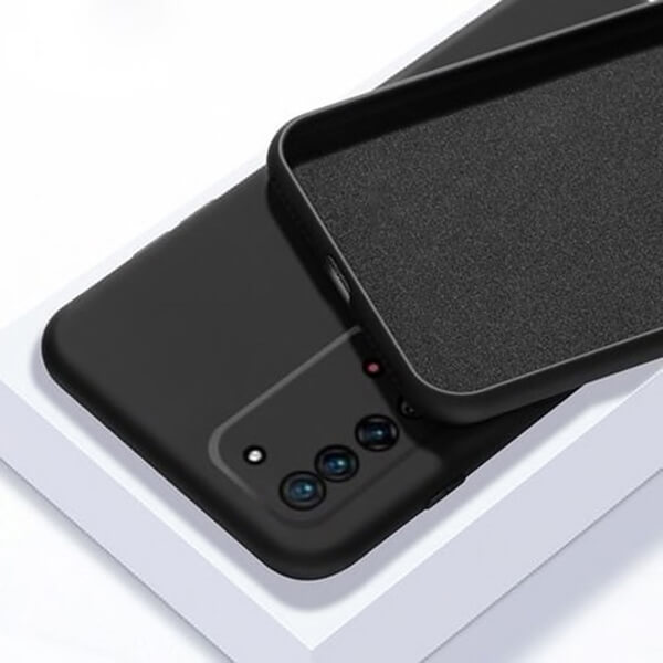 SES Extrapevný silikónový ochranný kryt pre Xiaomi POCO M3 - čierny 8473