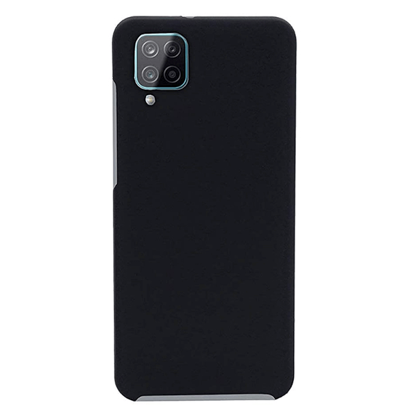 SES Ochranný plastový kryt pre Samsung Galaxy A12 A125F - čierny 8587