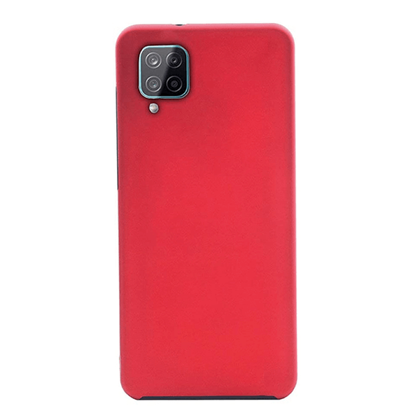 SES Ochranný plastový kryt pre Samsung Galaxy A12 A125F - červený 8590