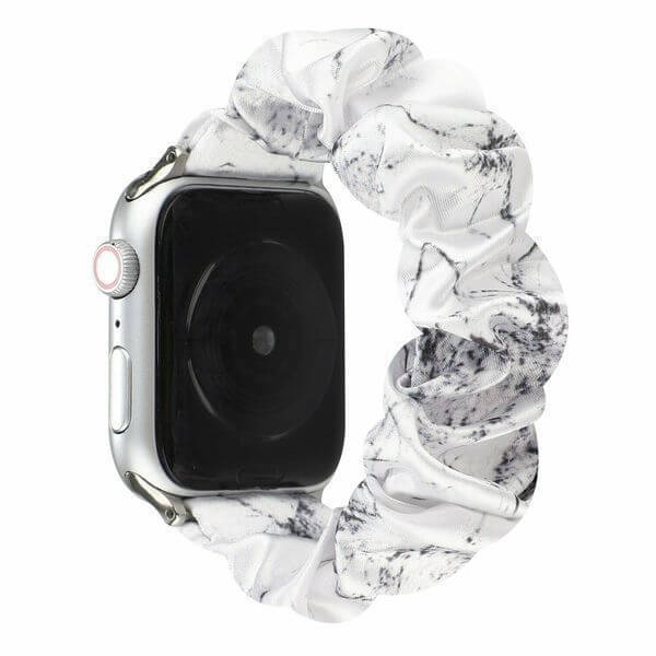 Elastický pásik pre chytré hodinky Apple Watch SE 40 mm (2020) - bielo čierny