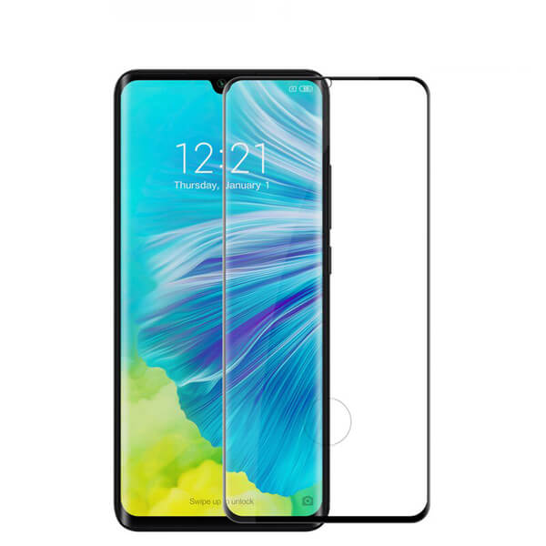 3x SES 3D ochranné tvrdené sklo pre Xiaomi Mi Note 10 Lite - čierne - 2+1 zdarma