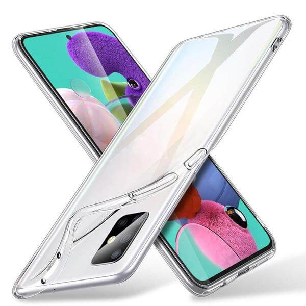SES Silikónový obal pre Samsung Galaxy A71 A715F 4G - priehľadný 6551