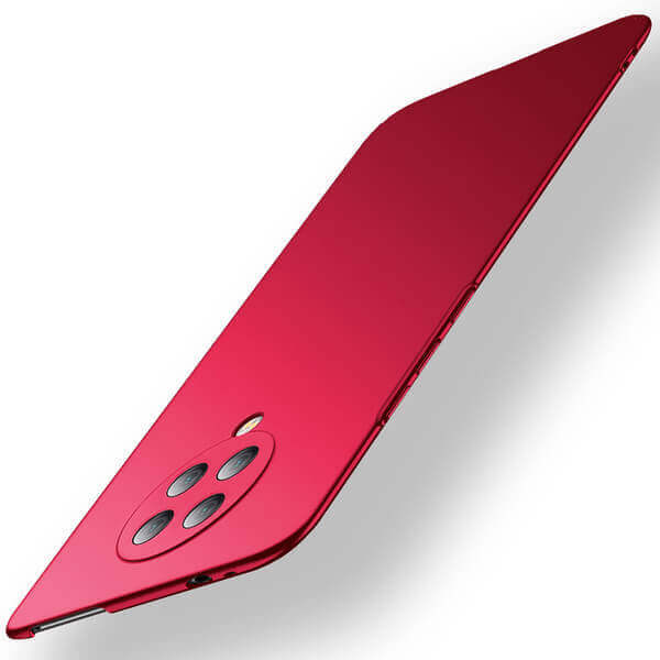 SES Ochranný plastový kryt pre Xiaomi Poco X3 Pro - červený 8971