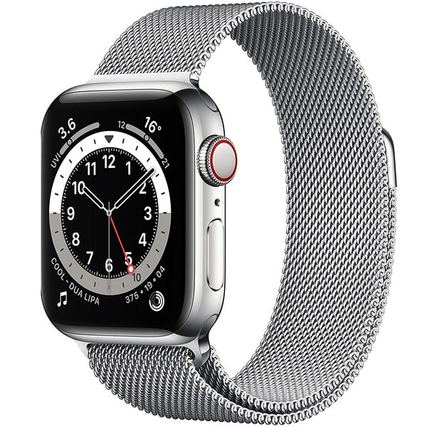 Elegantný kovový pásik pre chytré hodinky Apple Watch 40 mm (4.série) - strieborný