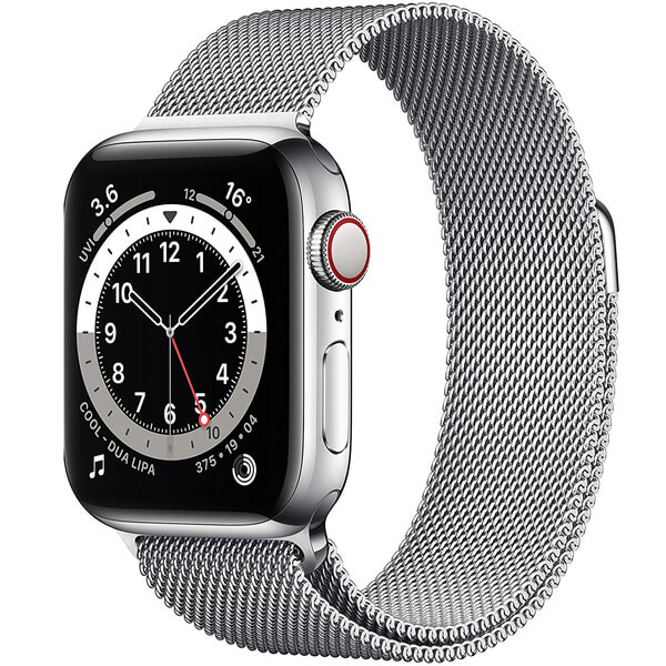 Elegantný kovový pásik pre chytré hodinky Apple Watch 40 mm (6.série) - strieborný