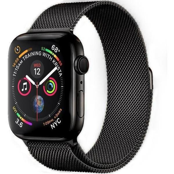 Elegantný kovový pásik pre chytré hodinky Apple Watch 40 mm (4.série) - čierny