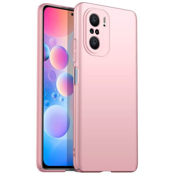 Ochranný plastový kryt pre Xiaomi Poco F3 - ružový