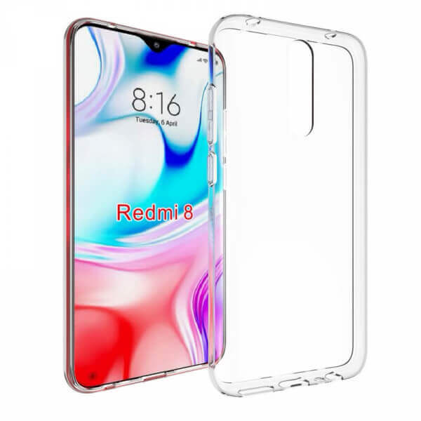 SES Ultratenký plastový kryt pre Xiaomi Redmi 8 - priehľadný 9332