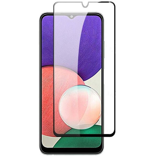 3x SES 3D ochranné tvrdené sklo pre Samsung Galaxy A22 A226B 5G - čierne - 2+1 zdarma