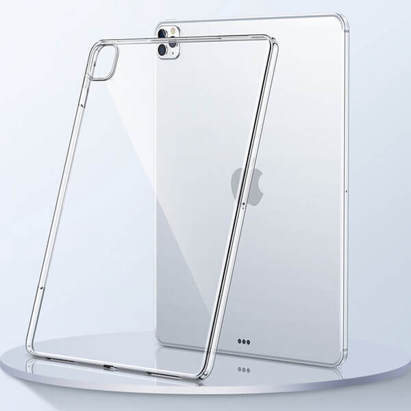 Ultratenký silikónový obal pre Apple iPad Pro 12.9" 2021 (5.generace) - priehľadný