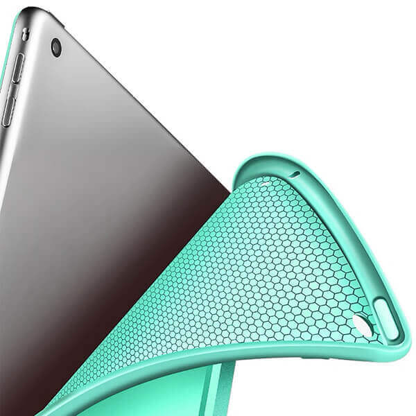 2v1 Smart flip cover + zadný silikónový ochranný obal pre Apple iPad Pro 11" 2021 (3.generace) - zelený