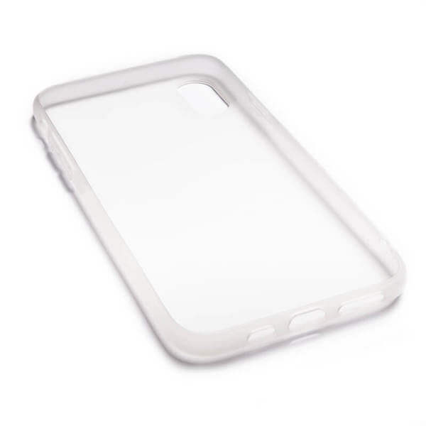 Silikónový matný obal pre Apple iPhone 6/6S - biely