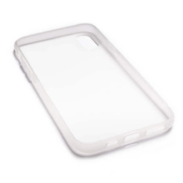 SES Silikónový matný obal pre Apple iPhone 6/6S - biely 9783