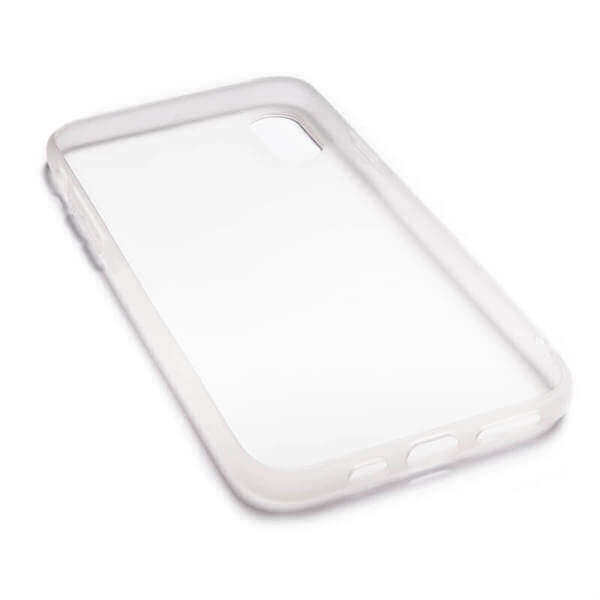 SES Silikónový matný obal pre Apple iPhone XR - biely 9797