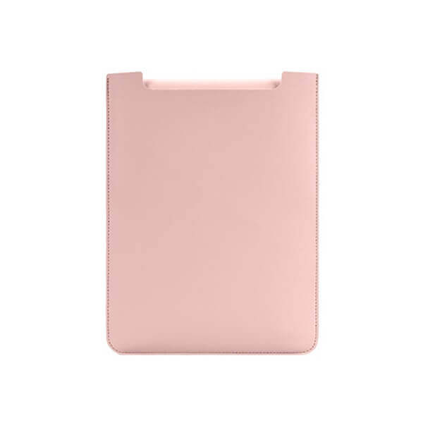 Ochranný koženkový obal pre Apple MacBook Pro 13" CD-ROM - svetlo ružový